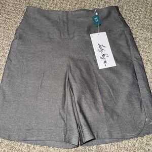Lady Hagen Women's Golf Shorts XS Pull On 7" Heather Grey Tummy Control NWT